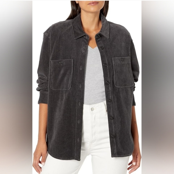 NWT UGG Angelica Button Down Corduroy Shirt Size M - Picture 2 of 11